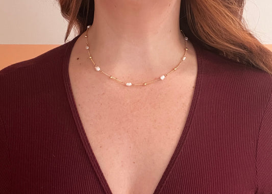 Pearl Beaded Necklace