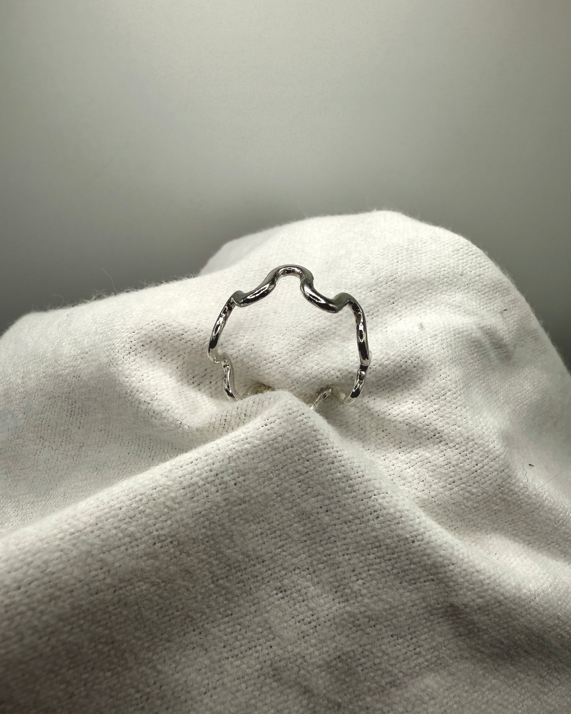 The Squiggle Ring (Sterling Silver)