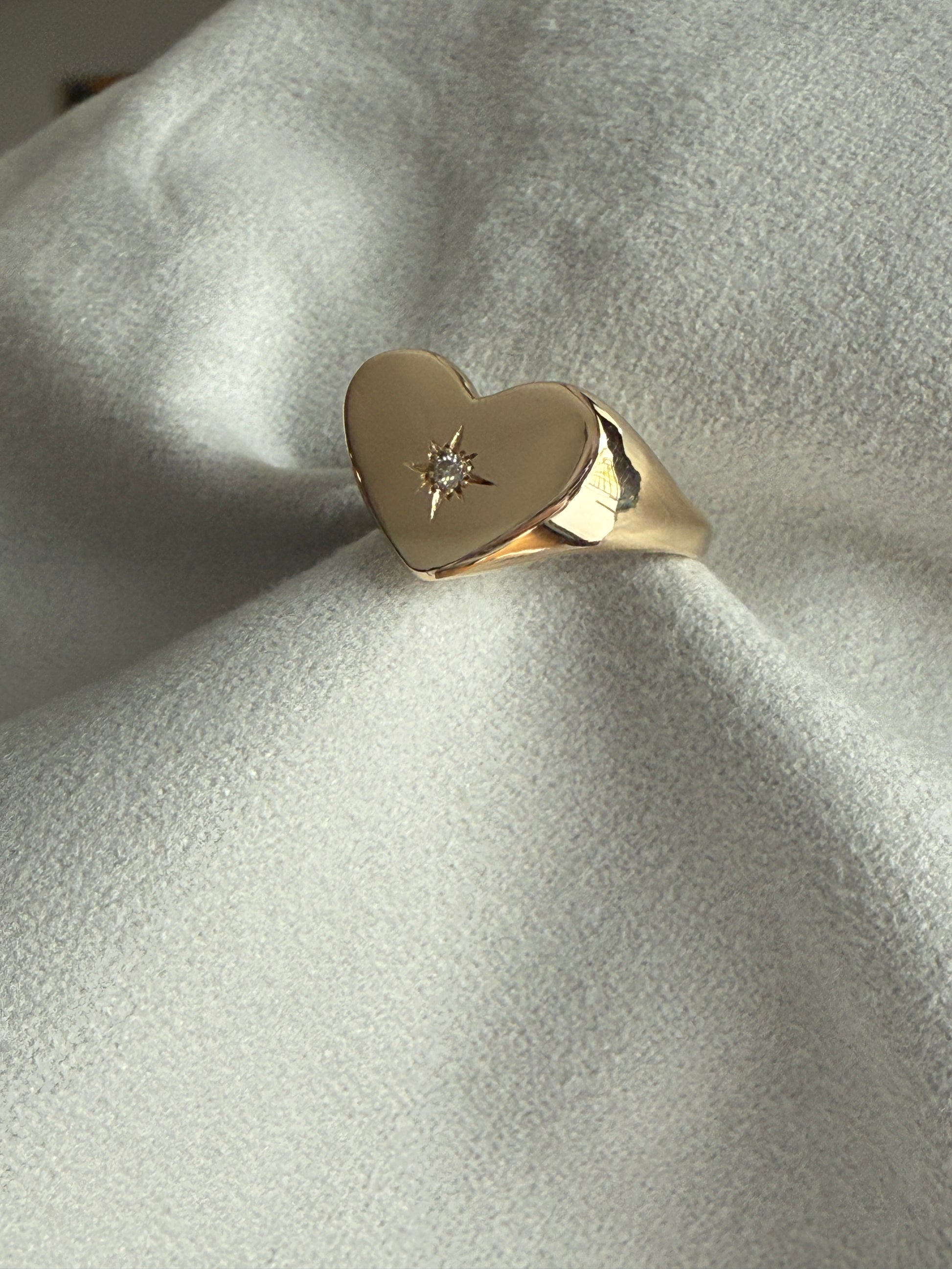 The Lovely Ring with Star Set Gemstone