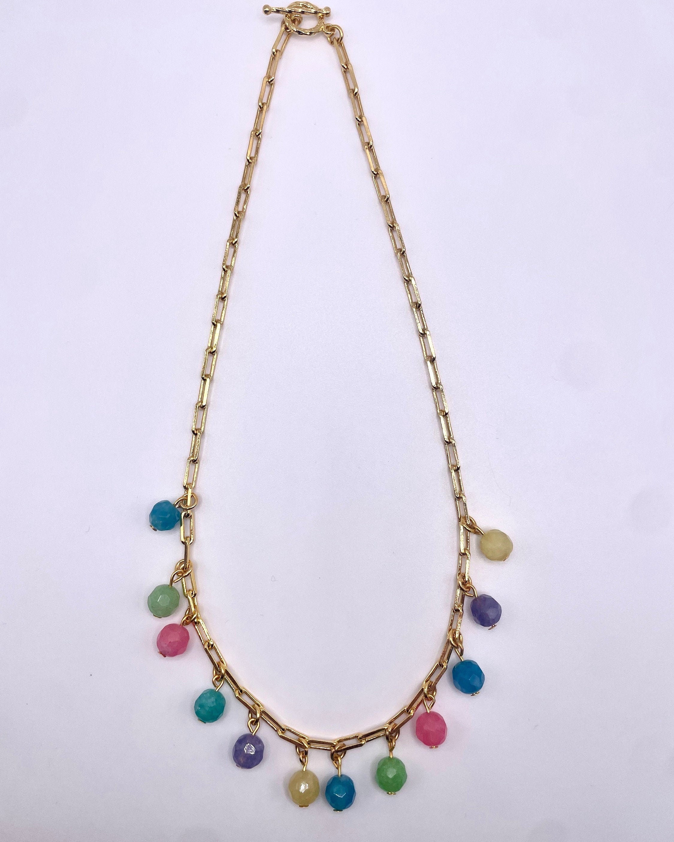 Rainbow Charm Necklace