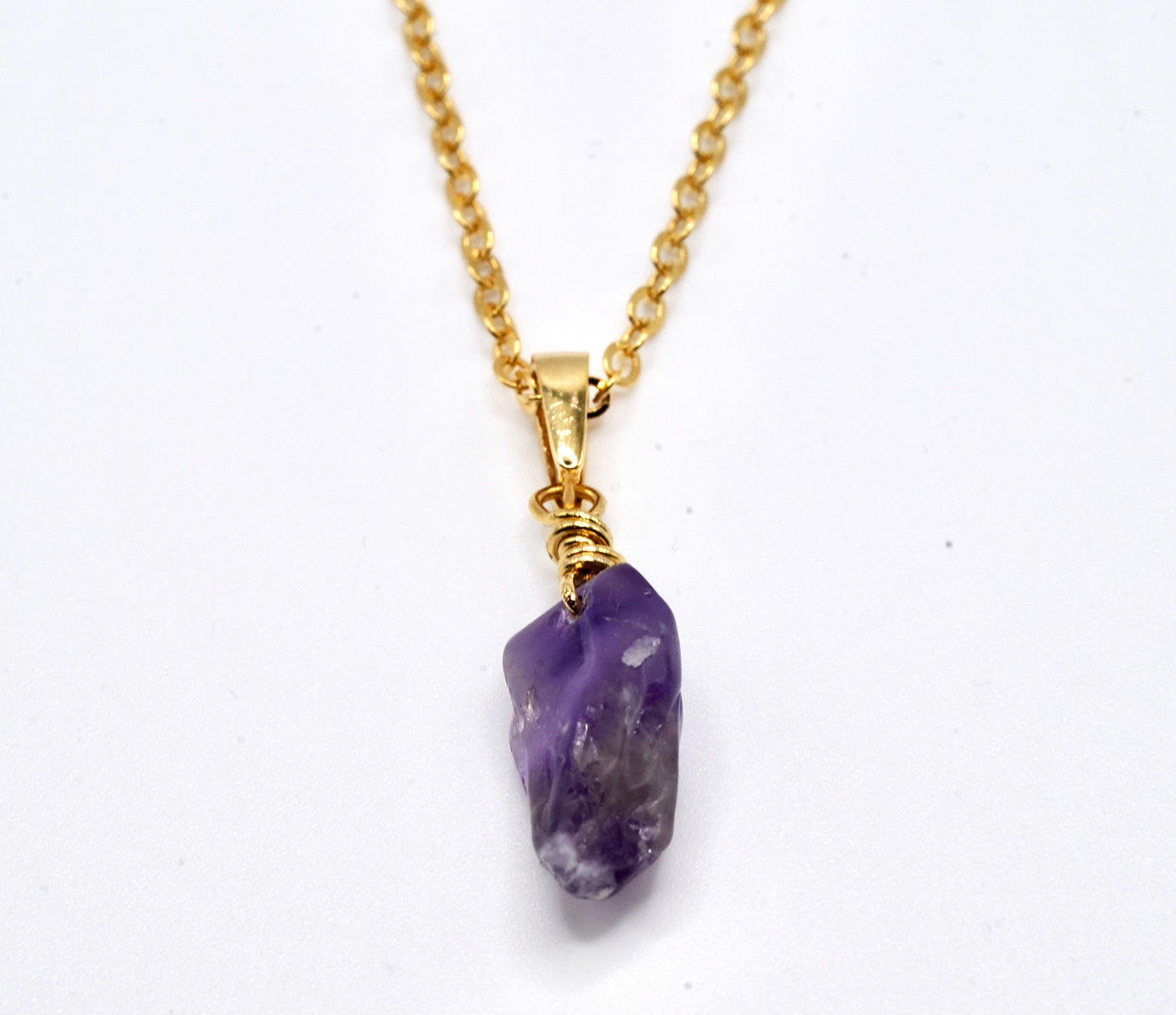 Amethyst Charm Necklace