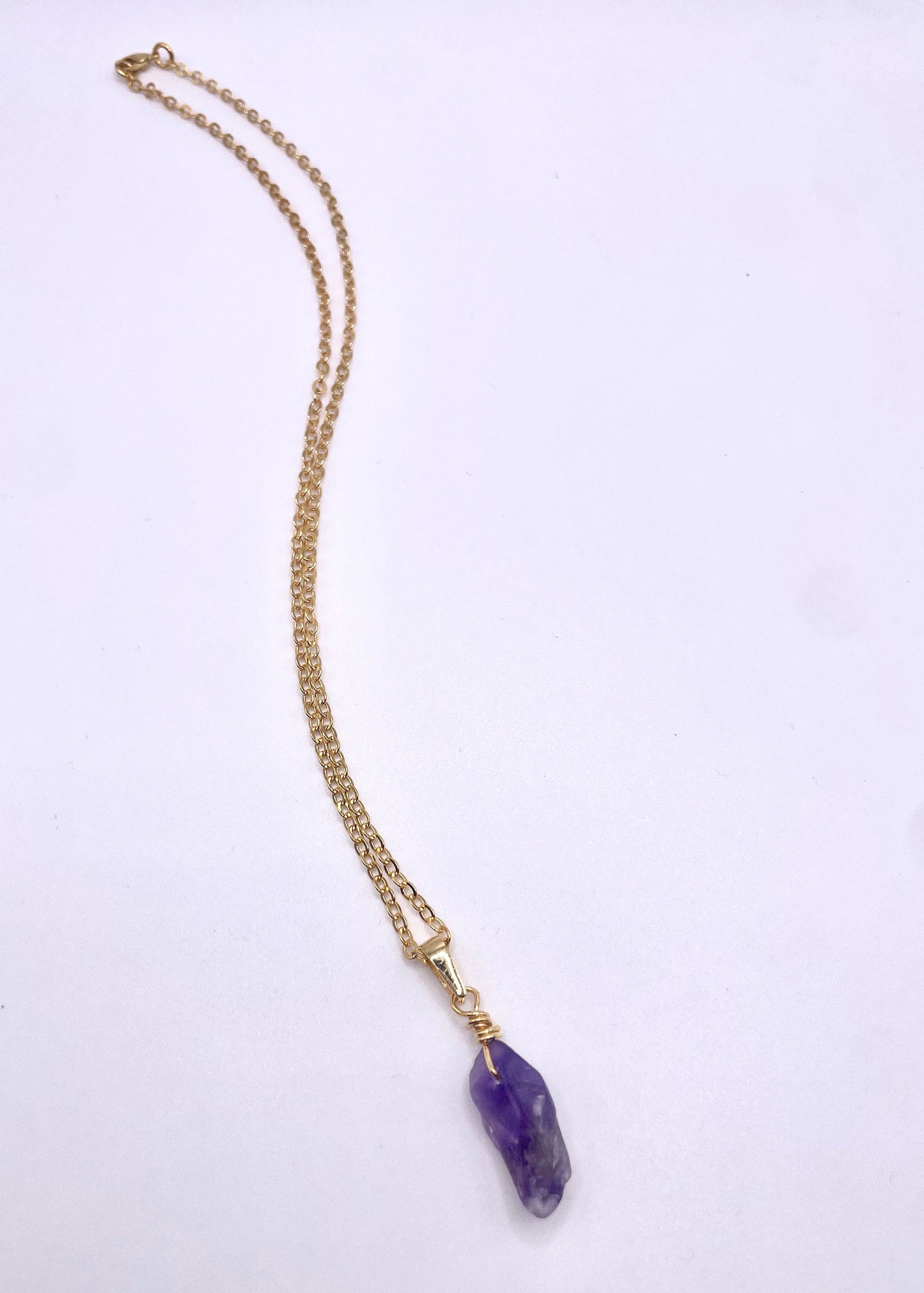 Amethyst Charm Necklace