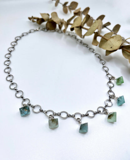 Fluorite Charm Necklace