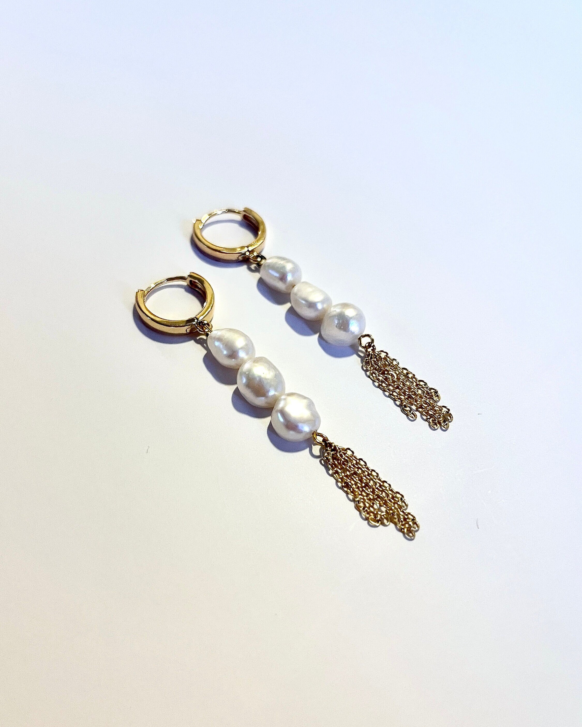 Pearl Fringe Earrings