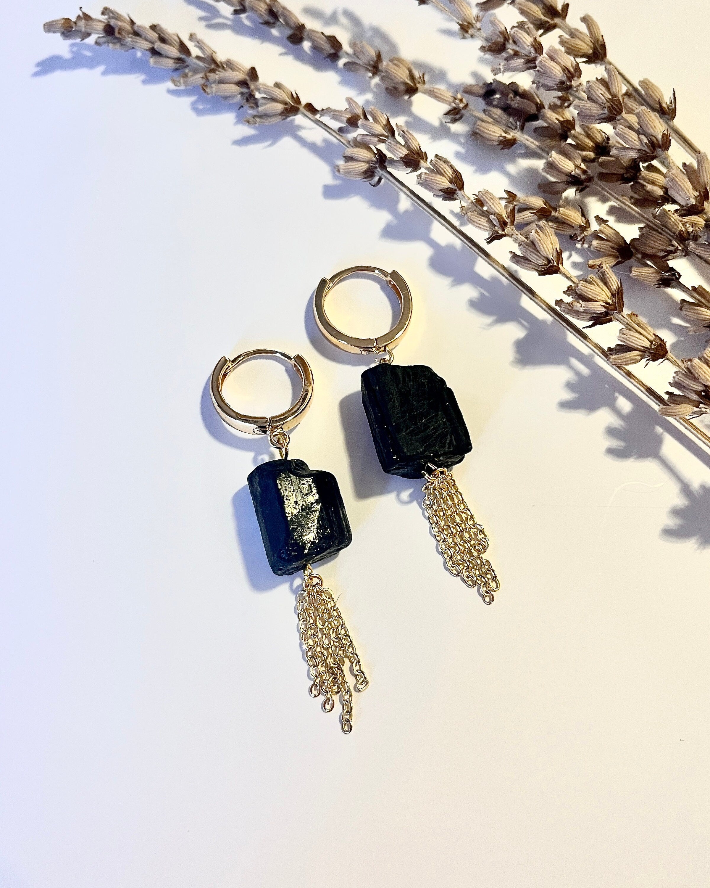 Tourmaline Fringe Earrings