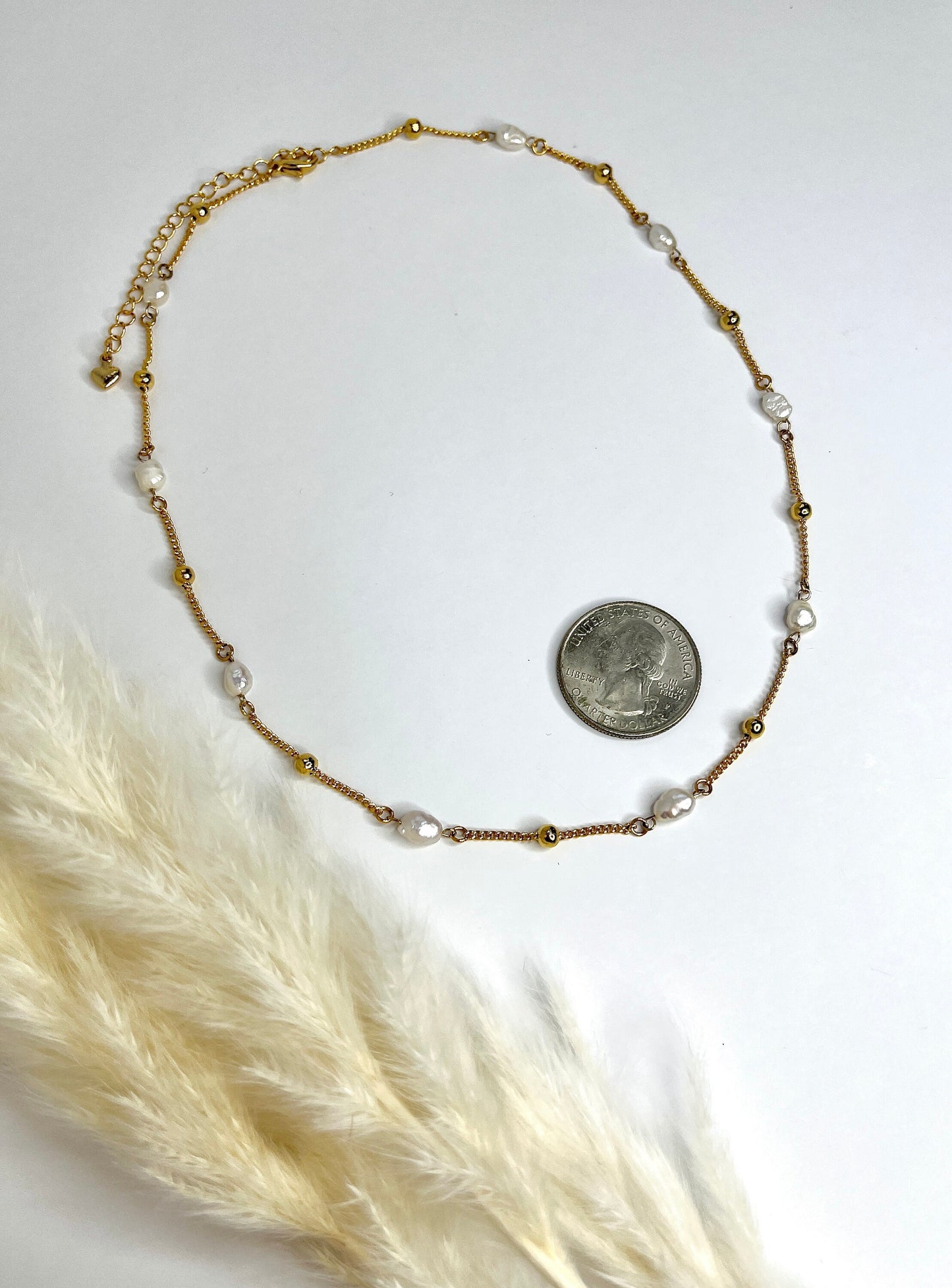 Pearl Beaded Necklace