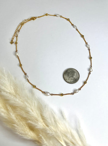 Pearl Beaded Necklace