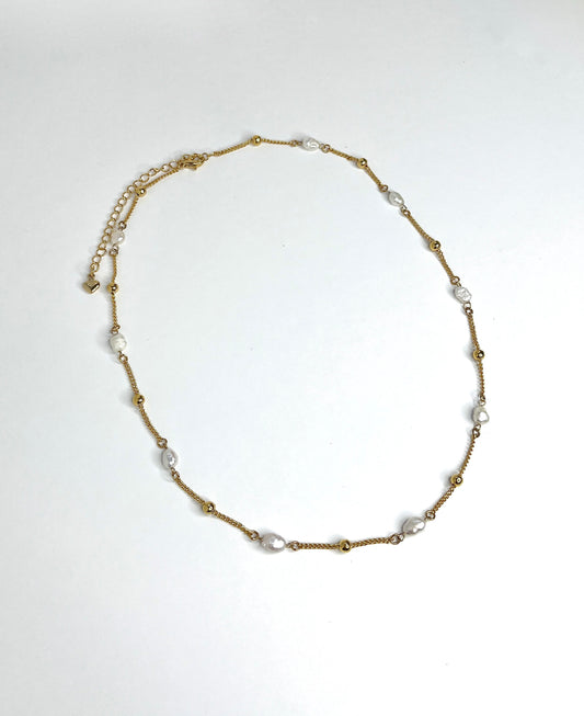 Pearl Beaded Necklace