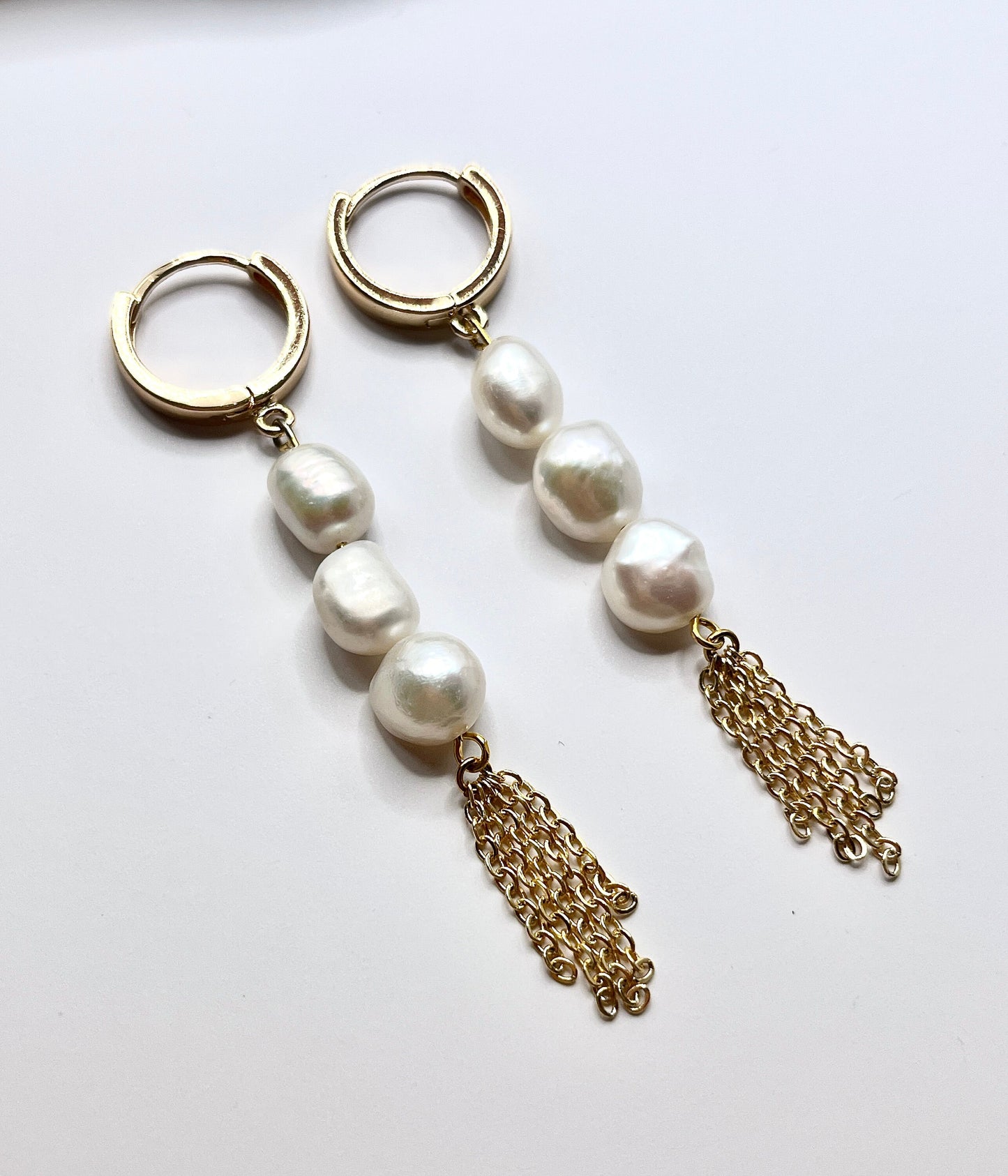 Pearl Fringe Earrings