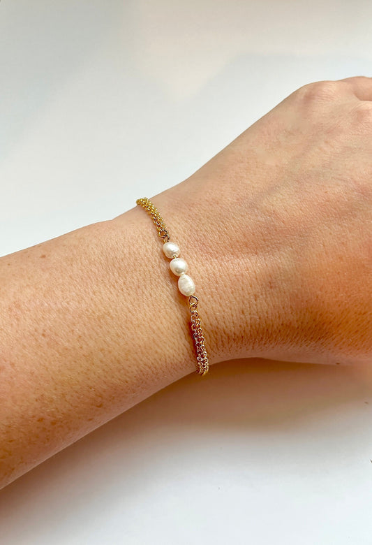 Pearl Layered Bracelet