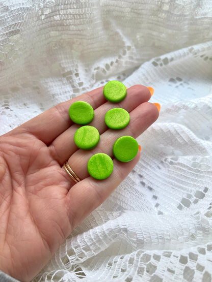 Green & Marble Studs (2 Pack)