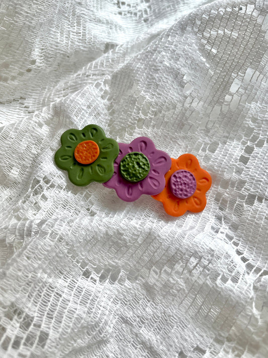 Colorful Daisy Hair Clip